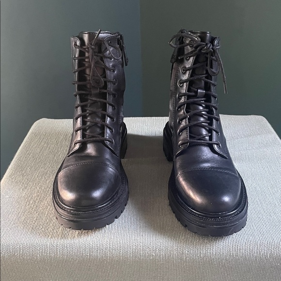 Sam Edelman Aleia Combat Boots – Black Leather
Size: 7M / EU 37 - Picture 2 of 8